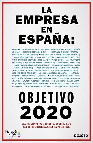 EMPRESA EN ESPAÑA, LA: OBJETIVO 2020 | 9788423426508 | AA.DD. | Llibreria Drac - Llibreria d'Olot | Comprar llibres en català i castellà online