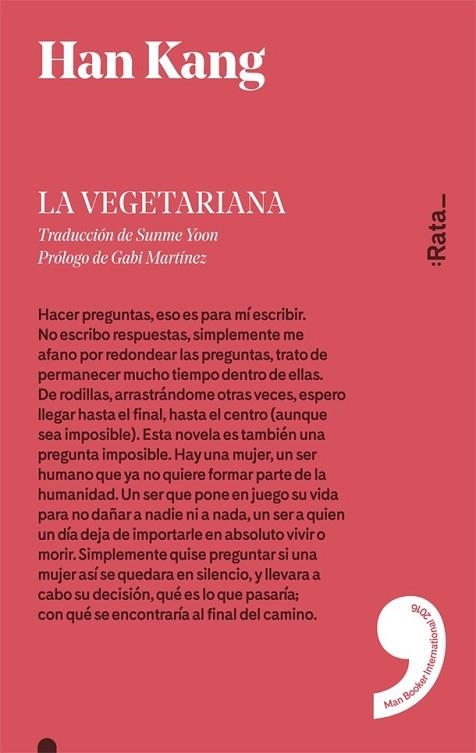 VEGETARIANA, LA (CAST) | 9788416738137 | KANG, HAN | Llibreria Drac - Llibreria d'Olot | Comprar llibres en català i castellà online