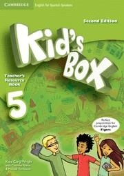 KID'S BOX FOR SPANISH SPEAKERS  LEVEL 5 TEACHER'S RESOURCE BOOK WITH AUDIO CDS  | 9788490364383 | CORY-WRIGHT, KATE | Llibreria Drac - Llibreria d'Olot | Comprar llibres en català i castellà online