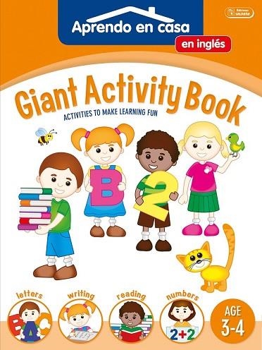 APRENDO EN CASA EN INGLÉS 3-4 (GIANT ACTIVITY BOOK) | 9788499399263 | Llibreria Drac - Llibreria d'Olot | Comprar llibres en català i castellà online