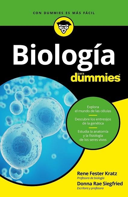 BIOLOGÍA PARA DUMMIES | 9788432903632 | KRATZ, RENE FESTER; SIEGFRIED, DONNA RAE | Llibreria Drac - Llibreria d'Olot | Comprar llibres en català i castellà online