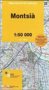 MAPA COMARCAL MONTSIÀ 1:50000 | 8414774340804 | VV.AA. | Llibreria Drac - Librería de Olot | Comprar libros en catalán y castellano online