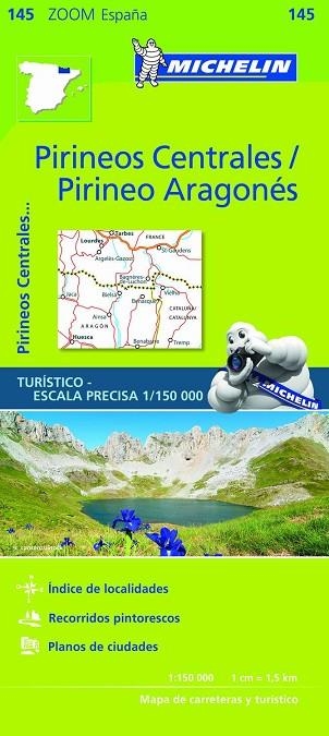 MAPA ZOOM PIRINEOS CENTRALES / PIRINEO ARAGONÉS (145) | 9782067218123 | VV.AA. | Llibreria Drac - Llibreria d'Olot | Comprar llibres en català i castellà online