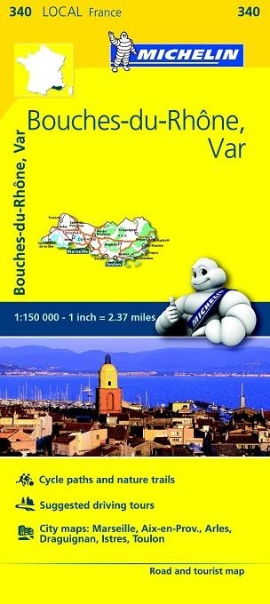 BOUCHES-DU-RHÔNE, VAR MAPA LOCAL FRANCE (340) | 9782067210691 | Llibreria Drac - Llibreria d'Olot | Comprar llibres en català i castellà online