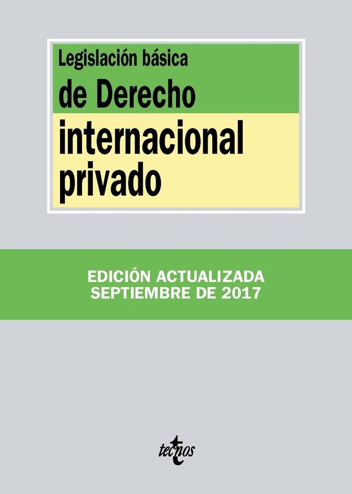 LEGISLACIÓN BÁSICA DE DERECHO INTERNACIONAL PRIVADO (BIBLIOTECA DE TEXTOS LEGALES) | 9788430971879 | AA.DD. | Llibreria Drac - Llibreria d'Olot | Comprar llibres en català i castellà online