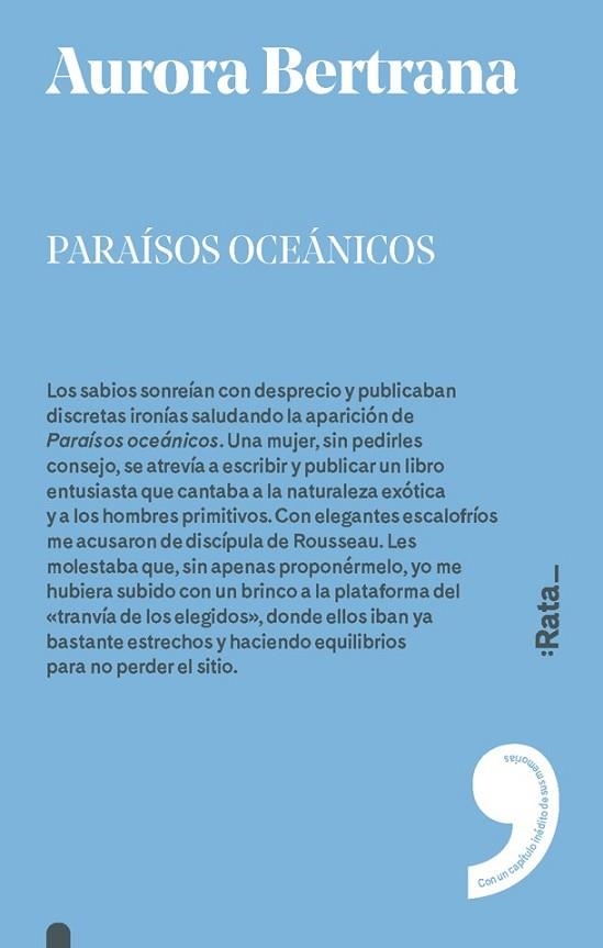 PARAÍSOS OCEÁNICOS | 9788416738328 | BERTRANA, AURORA | Llibreria Drac - Librería de Olot | Comprar libros en catalán y castellano online