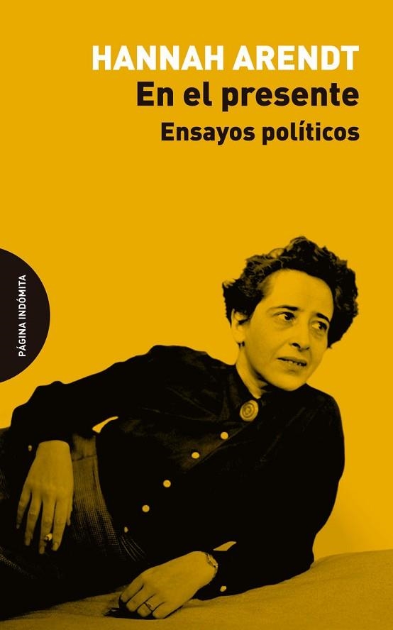 EN EL PRESENTE | 9788494655753 | ARENDT, HANNAH | Llibreria Drac - Librería de Olot | Comprar libros en catalán y castellano online