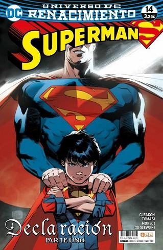 DECLARACION PARTE UNO SUPERMAN (RENACIMIENTO 14) | 9788417276409 | TOMASI, PETER; GLEASON, PATRICK; MORECI, MICHAEL | Llibreria Drac - Llibreria d'Olot | Comprar llibres en català i castellà online