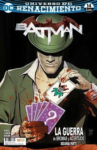 GUERRA DE BROMAS Y ACERTIJOS, LA SEGUNDA PARTE BATMAN (RENACIMIENTO 14) | 9788417276379 | KING, TOM | Llibreria Drac - Llibreria d'Olot | Comprar llibres en català i castellà online