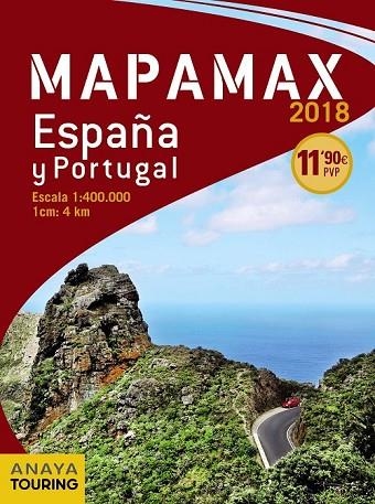 MAPAMAX 2018 | 9788491580874 | ANAYA TOURING | Llibreria Drac - Llibreria d'Olot | Comprar llibres en català i castellà online