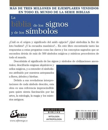 BIBLIA DE LOS SIGNOS Y DE LOS SÍMBOLOS, LA | 9788484456940 | GAUDING, MADONNA | Llibreria Drac - Llibreria d'Olot | Comprar llibres en català i castellà online