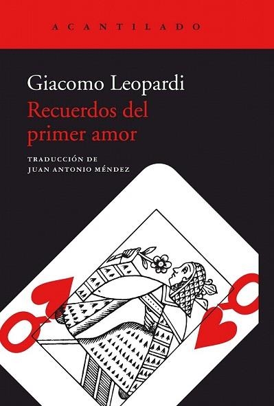 RECUERDOS DEL PRIMER AMOR | 9788416748808 | LEOPARDI, GIACOMO | Llibreria Drac - Llibreria d'Olot | Comprar llibres en català i castellà online