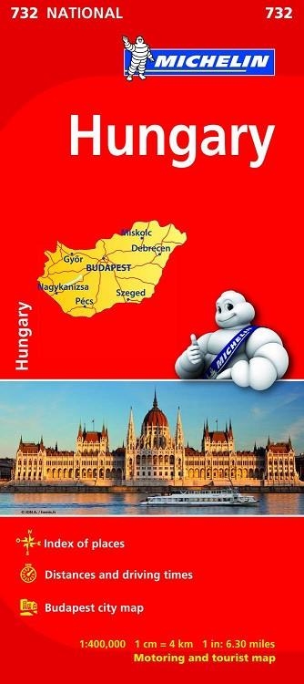 MAPA NATIONAL HUNGRIA (NATIONAL 732) | 9782067171923 | AA.DD. | Llibreria Drac - Llibreria d'Olot | Comprar llibres en català i castellà online