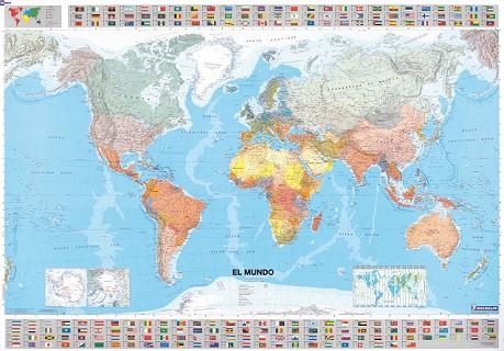 MAPA EN TUBO EL MUNDO | 9782061009857 | AA.DD. | Llibreria Drac - Llibreria d'Olot | Comprar llibres en català i castellà online