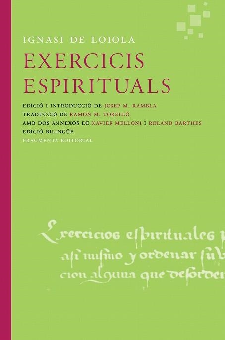 EXERCICIS ESPIRITUALS | 9788415518600 | LOIOLA, IGNASI DE | Llibreria Drac - Llibreria d'Olot | Comprar llibres en català i castellà online