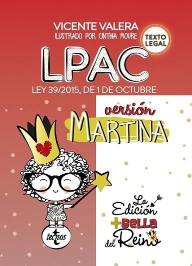 LPAC VERSIÓN MARTINA (LEY DEL PROCEDIMIENTO ADMINISTRATIVO COMUN) | 9788430974009 | VALERA, VICENTE J. | Llibreria Drac - Llibreria d'Olot | Comprar llibres en català i castellà online