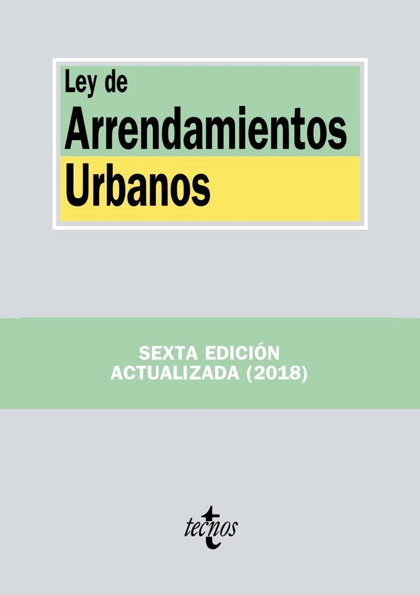 LEY DE ARRENDAMIENTOS URBANOS | 9788430974153 | EDITORIAL TECNOS | Llibreria Drac - Llibreria d'Olot | Comprar llibres en català i castellà online