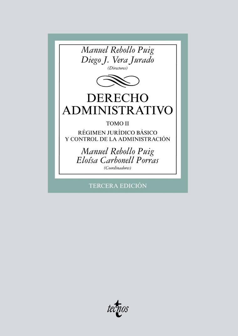 DERECHO ADMINISTRATIVO | 9788430974085 | REBOLLO, MANUEL; DIEGO, JURADO; CARBONELL, ELOÍSA; Y OTROS | Llibreria Drac - Llibreria d'Olot | Comprar llibres en català i castellà online