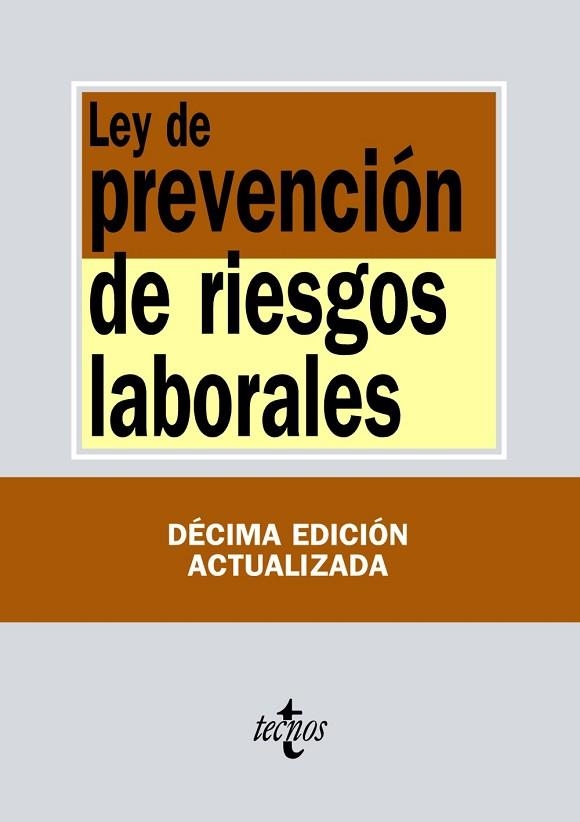 LEY DE PREVENCIÓN DE RIESGOS LABORALES | 9788430973729 | EDITORIAL TECNOS | Llibreria Drac - Llibreria d'Olot | Comprar llibres en català i castellà online