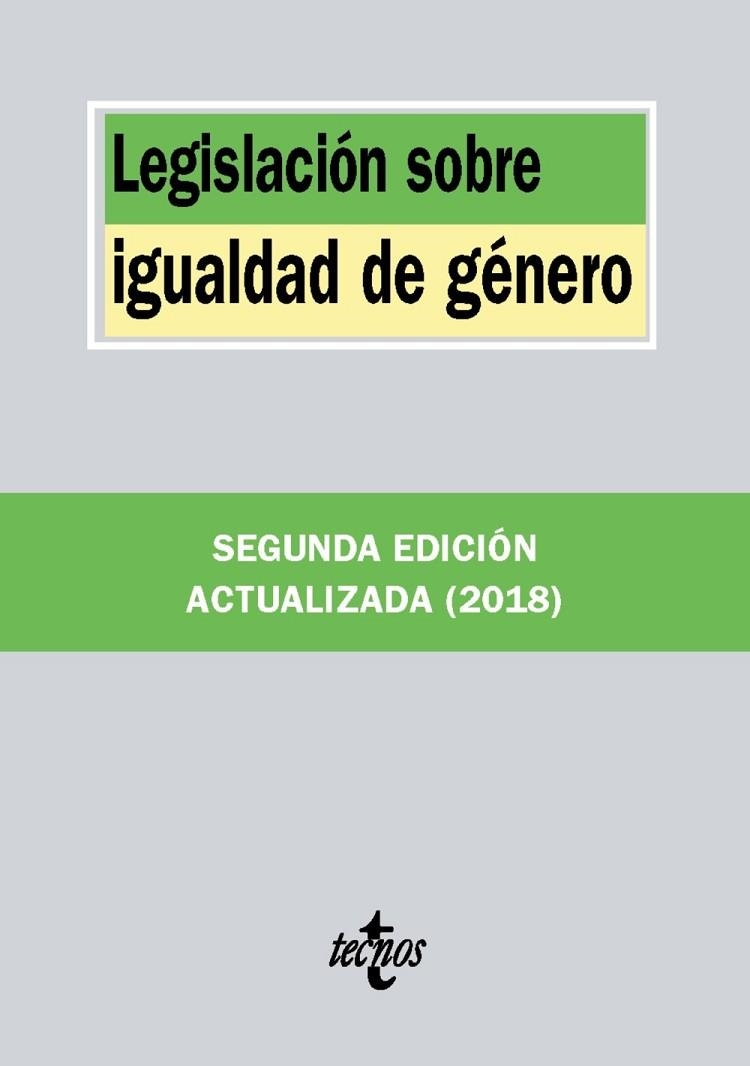 LEGISLACIÓN SOBRE IGUALDAD DE GÉNERO (DERECHO- BIBLIOTECA DE TEXTOS LEGALES) | 9788430963447 | AA.DD. | Llibreria Drac - Llibreria d'Olot | Comprar llibres en català i castellà online