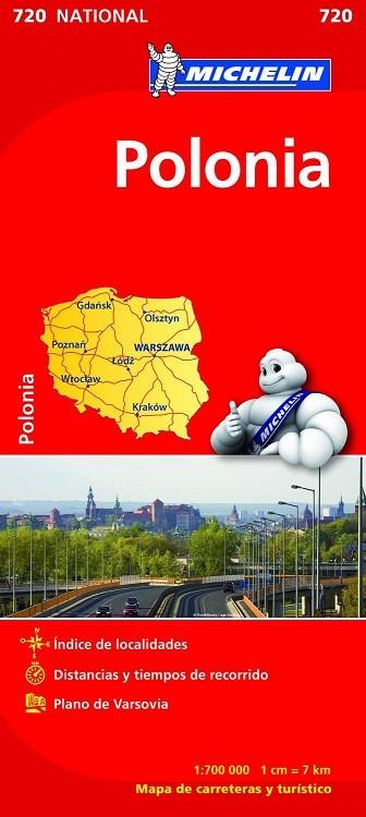 MAPA NATIONAL POLONIA 720 | 9782067171572 | VARIOS AUTORES | Llibreria Drac - Llibreria d'Olot | Comprar llibres en català i castellà online