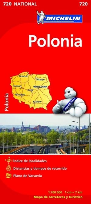 MAPA NATIONAL POLONIA 720 | 9782067171572 | VARIOS AUTORES | Llibreria Drac - Llibreria d'Olot | Comprar llibres en català i castellà online