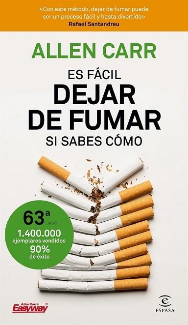 ES FÁCIL DEJAR DE FUMAR, SI SABES CÓMO | 9788467052930 | CARR, ALLEN | Llibreria Drac - Llibreria d'Olot | Comprar llibres en català i castellà online