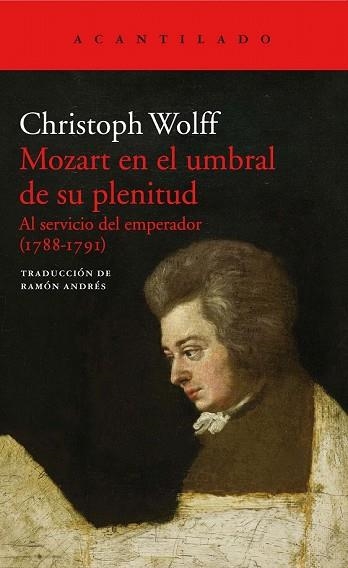 MOZART EN EL UMBRAL DE SU PLENITUD | 9788417346089 | WOLFF, CHRISTOPH | Llibreria Drac - Llibreria d'Olot | Comprar llibres en català i castellà online