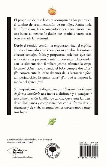 ALIMENTA A TU FAMILIA DE FORMA SALUDABLE | 9788417114923 | MÁÑEZ, CARLOTA; CARREIRA, MÓNICA | Llibreria Drac - Llibreria d'Olot | Comprar llibres en català i castellà online