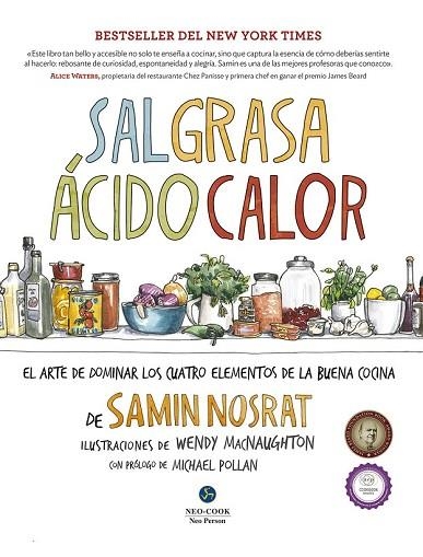 SAL GRASA ÁCIDO CALOR | 9788415887270 | NOSRAT, SAMIN | Llibreria Drac - Llibreria d'Olot | Comprar llibres en català i castellà online