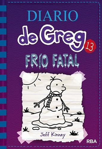 FRÍO FATAL (DIARIO DE GREG 13) | 9788427213128 | KINNEY, JEFF | Llibreria Drac - Llibreria d'Olot | Comprar llibres en català i castellà online