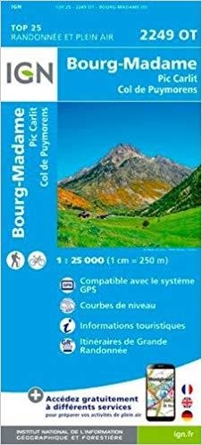 MAPA BOURG-MADAME RANDONNEE ET PLEIN AIR TOP 25 (IGN 2249 OT) | 9782758542773 | AA.DD. | Llibreria Drac - Llibreria d'Olot | Comprar llibres en català i castellà online