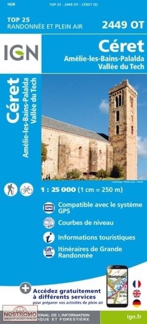 MAPA CERET RANDONNEE ET PLEIN AIR TOP 25 (2449 OT) | 9782758543046 | AA.DD. | Llibreria Drac - Llibreria d'Olot | Comprar llibres en català i castellà online