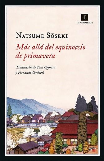 MÁS ALLÁ DEL EQUINOCCIO DE PRIMAVERA | 9788417115920 | SOSEKI, NATSUME | Llibreria Drac - Llibreria d'Olot | Comprar llibres en català i castellà online