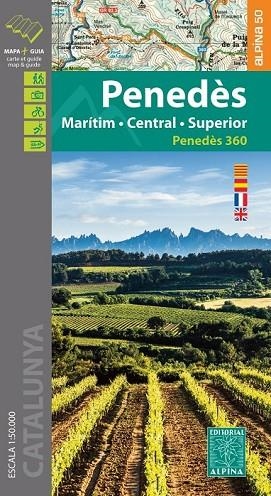 PENEDES MARITIM, CENTRAL I SUPERIOR. MAPA ALPINA 1:50.000 | 9788480907606 | AA.DD. | Llibreria Drac - Llibreria d'Olot | Comprar llibres en català i castellà online