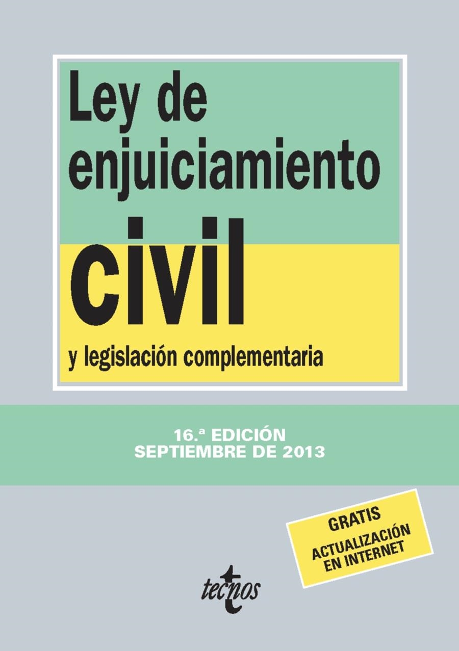 LEY DE ENJUICIAMIENTO CIVIL Y LEGISLACION COMPLEMENTARIA | 9788430958641 | Llibreria Drac - Llibreria d'Olot | Comprar llibres en català i castellà online