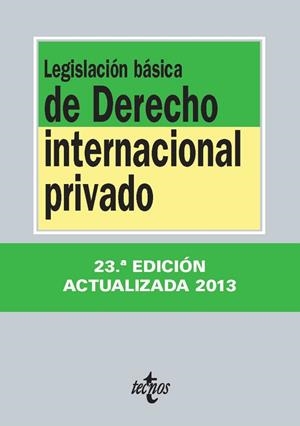 LEGISLACIÓN BÁSICA DE DERECHO INTERNACIONAL PRIVADO | 9788430958726 | Llibreria Drac - Llibreria d'Olot | Comprar llibres en català i castellà online