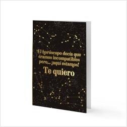 TARJETA HOROSCOPO NEGRO | 8432715107392 | Llibreria Drac - Llibreria d'Olot | Comprar llibres en català i castellà online