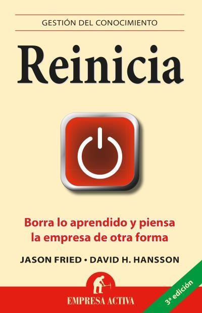 REINICIA | 9788492452583 | FRIED, JASON; HEINEMEIER HANSSON, DAVID | Llibreria Drac - Llibreria d'Olot | Comprar llibres en català i castellà online