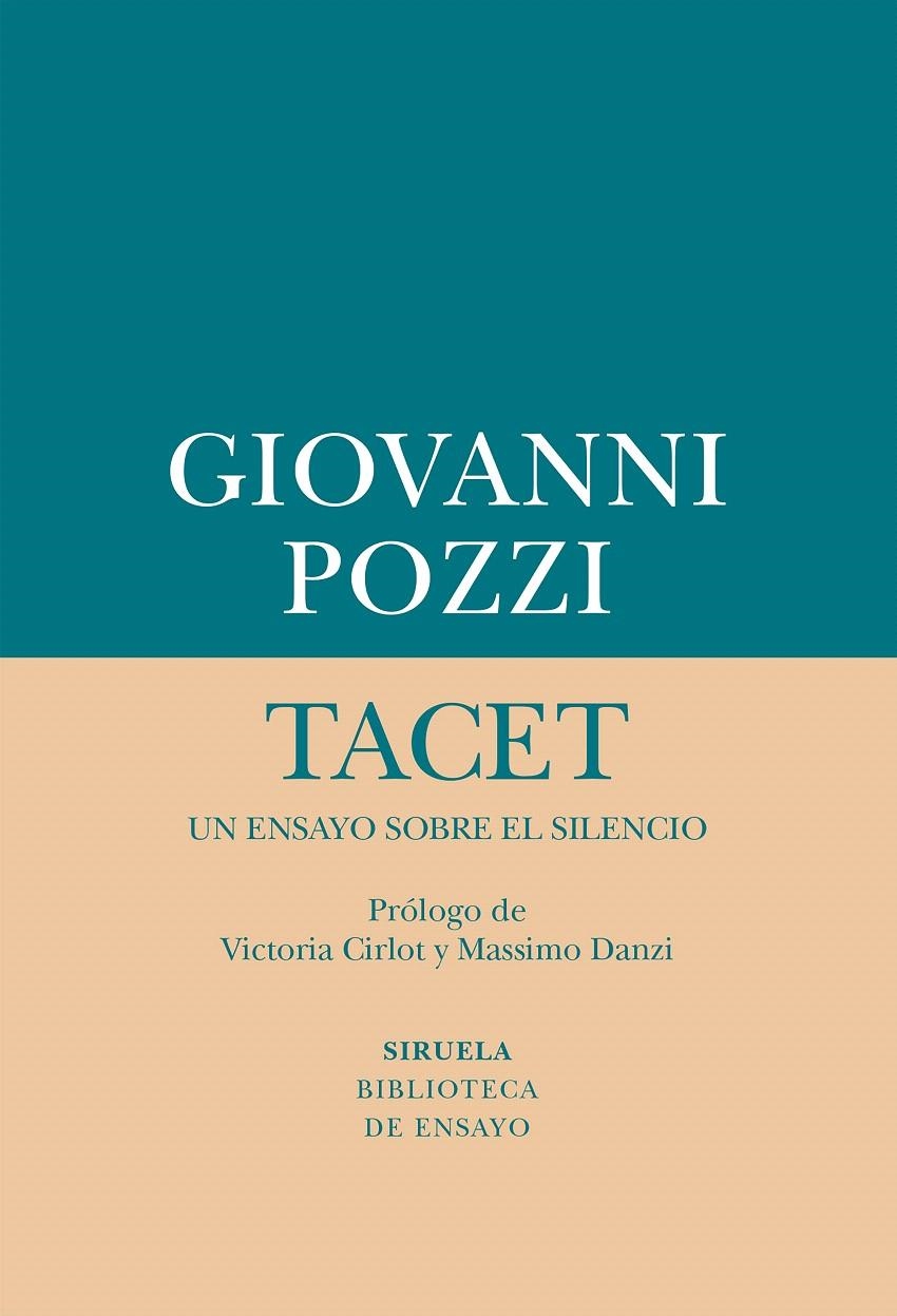 TACET UN ENSAYO SOBRE EL SILENCIO | 9788417624149 | POZZI, GIOVANNI | Llibreria Drac - Llibreria d'Olot | Comprar llibres en català i castellà online