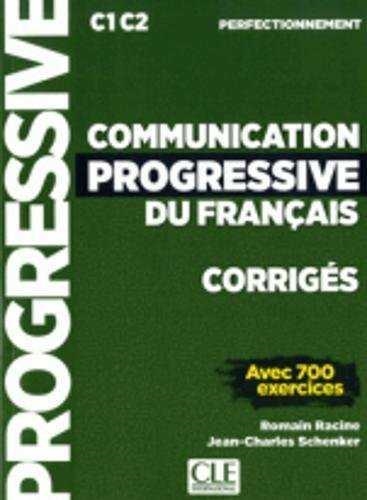 COMMUNICATION PROGRESSIVE NIVEAU PERFECTIONNEMENT - CORRIGÉS | 9782090380712 | RACINE, ROMAIN/SCHENKER, JEAN CHARLES | Llibreria Drac - Llibreria d'Olot | Comprar llibres en català i castellà online