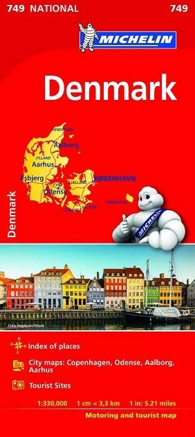 DENMARK MAPA NATIONAL 749 | 9782067216396 | AA.DD. | Llibreria Drac - Llibreria d'Olot | Comprar llibres en català i castellà online