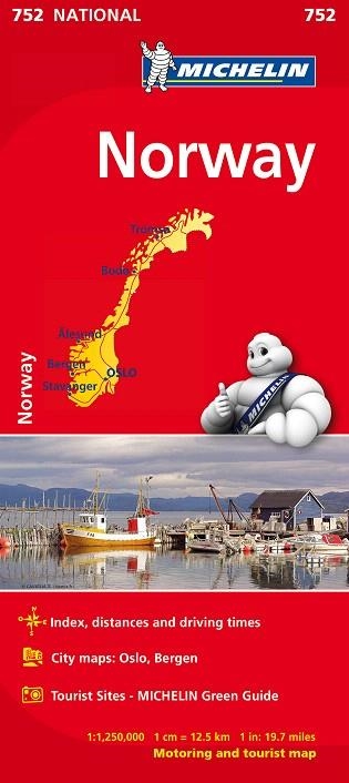 NORWAY MAPA NATIONAL 752 | 9782067172784 | AA.DD. | Llibreria Drac - Llibreria d'Olot | Comprar llibres en català i castellà online