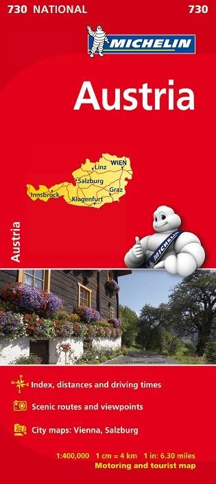 AUSTRIA MAPA NATIONAL 730 | 9782067171787 | AA.DD. | Llibreria Drac - Llibreria d'Olot | Comprar llibres en català i castellà online