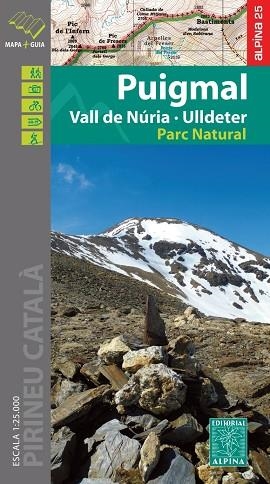 PUIGMAL VALL DE NURIA ULLDETER 1:25000 MAPA I GUIA ALPINA | 9788480907828 | AA.DD. | Llibreria Drac - Llibreria d'Olot | Comprar llibres en català i castellà online