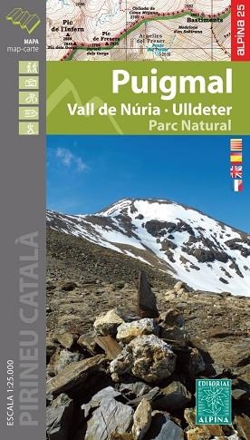 PUIGMAL VALL DE NURIA ULLDETER (CARPETA 1 MAPA ALPINA 1:25000) | 9788480907835 | AA.DD. | Llibreria Drac - Llibreria d'Olot | Comprar llibres en català i castellà online