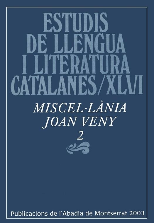 MISCEL·LÀNIA JOAN VENY, 2 | 9788484155119 | Llibreria Drac - Llibreria d'Olot | Comprar llibres en català i castellà online