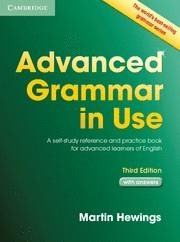 ADVANCED GRAMMAR IN USE BOOK WITH ANSWERS 3RD EDITION | 9781107697386 | HEWINGS, MARTIN | Llibreria Drac - Llibreria d'Olot | Comprar llibres en català i castellà online