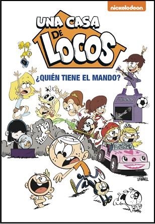 QUIÉN TIENE EL MANDO? (UNA CASA DE LOCOS. CÓMIC) | 9788448852979 | NICKELODEON | Llibreria Drac - Llibreria d'Olot | Comprar llibres en català i castellà online