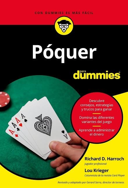 PÓQUER PARA DUMMIES | 9788432905551 | HARROCH, RICHARD D.; KRIEGER, LOU | Llibreria Drac - Llibreria d'Olot | Comprar llibres en català i castellà online